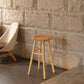 Contemporary Solid Wood Home Stool Matte Finish Footrest Barstool Clearhalo 'Bar Furniture' 'Bar Stools' 'bar_stools' 'Furniture' 'furniture_bar_stools' 'Kitchen & Dining Furniture' 4899645