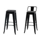 Industrial Footrest Iron Bar Stool Coffee Shop Square Counter Stools Clearhalo 'Bar Furniture' 'Bar Stools' 'bar_stools' 'Furniture' 'furniture_bar_stools' 'Kitchen & Dining Furniture' 4899771