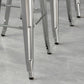 Industrial Footrest Iron Bar Stool Coffee Shop Square Counter Stools Clearhalo 'Bar Furniture' 'Bar Stools' 'bar_stools' 'Furniture' 'furniture_bar_stools' 'Kitchen & Dining Furniture' 4899775