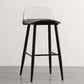 Modern Armless Backrest Counter Stool Iron Cafe Bar Stool with Acrylic Seat and Pedal Clearhalo 'Bar Furniture' 'Bar Stools' 'bar_stools' 'furn' 'furn_bar_stools' 'Furniture' 'furniture_bar_stools' 'Kitchen & Dining Furniture' 4899813