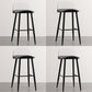 Modern Armless Backrest Counter Stool Iron Cafe Bar Stool with Acrylic Seat and Pedal Clearhalo 'Bar Furniture' 'Bar Stools' 'bar_stools' 'furn' 'furn_bar_stools' 'Furniture' 'furniture_bar_stools' 'Kitchen & Dining Furniture' 4899816