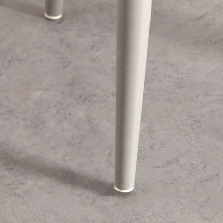 Modern Armless Backrest Counter Stool Iron Cafe Bar Stool with Acrylic Seat and Pedal Clearhalo 'Bar Furniture' 'Bar Stools' 'bar_stools' 'furn' 'furn_bar_stools' 'Furniture' 'furniture_bar_stools' 'Kitchen & Dining Furniture' 4899826