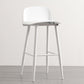 Modern Armless Backrest Counter Stool Iron Cafe Bar Stool with Acrylic Seat and Pedal Clearhalo 'Bar Furniture' 'Bar Stools' 'bar_stools' 'furn' 'furn_bar_stools' 'Furniture' 'furniture_bar_stools' 'Kitchen & Dining Furniture' 4899852