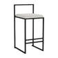 Modern Jewelry Shop Velvet Counter Stools Matte Finish Footrest Barstool Clearhalo 'Bar Furniture' 'Bar Stools' 'bar_stools' 'furn' 'furn_bar_stools' 'Furniture' 'furniture_bar_stools' 'Kitchen & Dining Furniture' 4899870