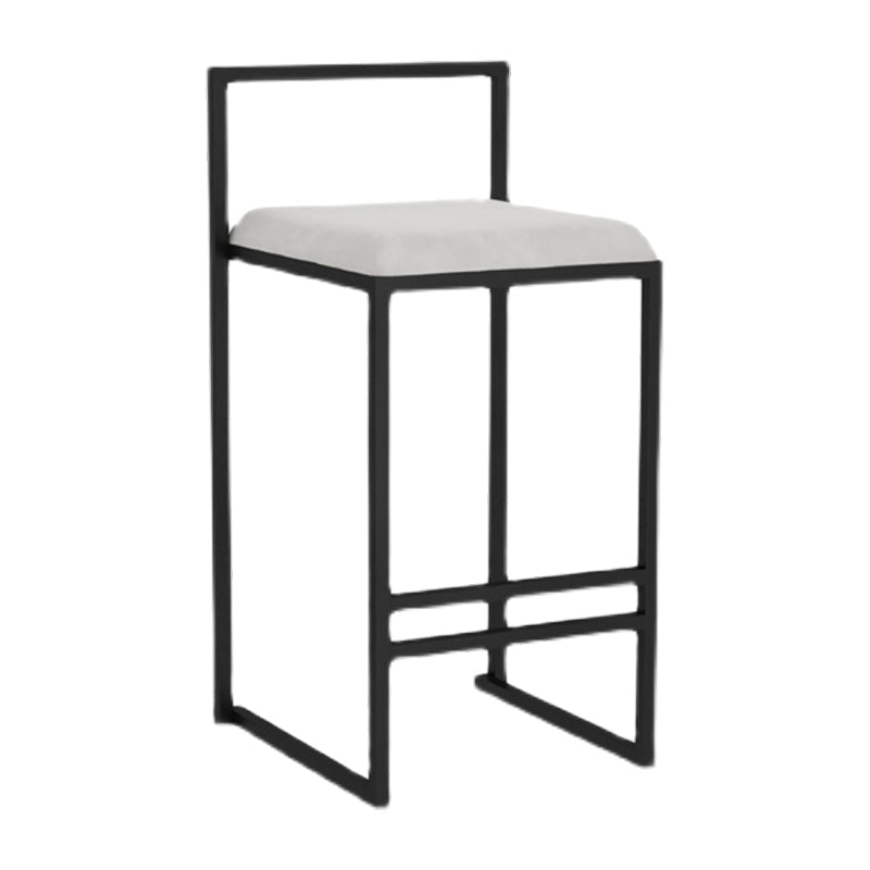 Modern Jewelry Shop Velvet Counter Stools Matte Finish Footrest Barstool Clearhalo 'Bar Furniture' 'Bar Stools' 'bar_stools' 'furn' 'furn_bar_stools' 'Furniture' 'furniture_bar_stools' 'Kitchen & Dining Furniture' 4899870