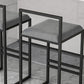 Modern Jewelry Shop Velvet Counter Stools Matte Finish Footrest Barstool Clearhalo 'Bar Furniture' 'Bar Stools' 'bar_stools' 'furn' 'furn_bar_stools' 'Furniture' 'furniture_bar_stools' 'Kitchen & Dining Furniture' 4899871