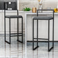 Modern Jewelry Shop Velvet Counter Stools Matte Finish Footrest Barstool Clearhalo 'Bar Furniture' 'Bar Stools' 'bar_stools' 'furn' 'furn_bar_stools' 'Furniture' 'furniture_bar_stools' 'Kitchen & Dining Furniture' 4899875