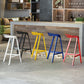Modern Armless Backrest Counter Stool Iron Kitchen Bar Stool with Leather Cushion Clearhalo 'Bar Furniture' 'Bar Stools' 'bar_stools' 'furn' 'furn_bar_stools' 'Furniture' 'furniture_bar_stools' 'Kitchen & Dining Furniture' 4900000