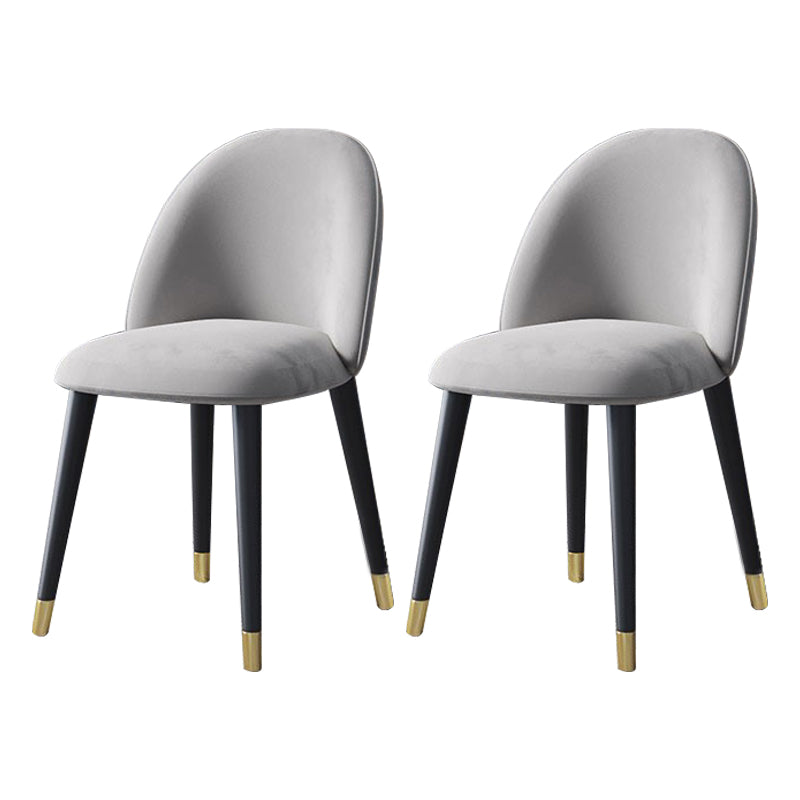 Glam 1/2/3/5/7 Pieces Dining Set Rectangular Sintered Stone Dining Table Set 2 Grey Chairs Clearhalo 'Dining Room Sets' 'Dining Tables & Seating' 'dining_room_set' 'furn' 'furn_dining_room_set' 'Furniture' 'furniture_dining_room_set' 'Kitchen & Dining Furniture' 4900108