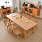 Modern 1/2/3/5/7 Pieces Dinette Set Solid Wood Dining Table and Dining Chairs 7 Pieces: Table, 6 Chairs Clearhalo 'Dining Room Sets' 'Dining Tables & Seating' 'dining_room_set' 'furn' 'furn_dining_room_set' 'Furniture' 'furniture_dining_room_set' 'Kitchen & Dining Furniture' 4900208