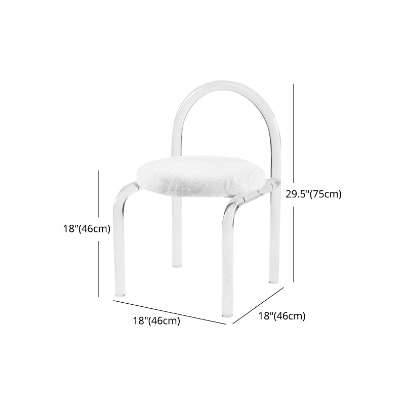 Modern 1/7 Pieces Dining Set Rectangle Acrylic Dining Table for Dining Room Clearhalo 'Dining Room Sets' 'Dining Tables & Seating' 'dining_room_set' 'furn' 'furn_dining_room_set' 'Furniture' 'furniture_dining_room_set' 'Kitchen & Dining Furniture' 4900249