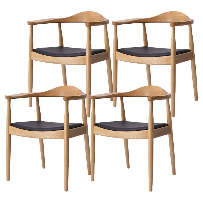 Modern 1/3/4/5/6 Pieces Rectangle Dining Set Ash Wood Dining Table with Chairs 4 Wood Chairs Clearhalo 'Dining Room Sets' 'Dining Tables & Seating' 'dining_room_set' 'furn' 'furn_dining_room_set' 'Furniture' 'furniture_dining_room_set' 'Kitchen & Dining Furniture' 4900270