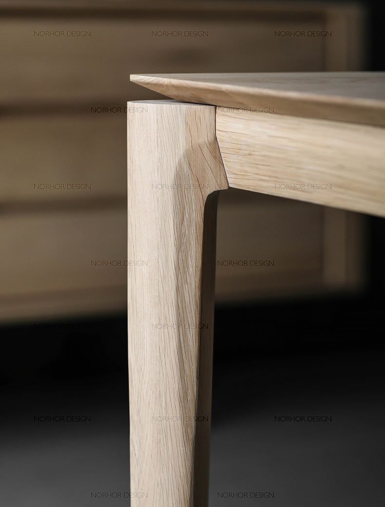 Modern 1/3/4/5/6 Pieces Rectangle Dining Set Ash Wood Dining Table with Chairs Clearhalo 'Dining Room Sets' 'Dining Tables & Seating' 'dining_room_set' 'furn' 'furn_dining_room_set' 'Furniture' 'furniture_dining_room_set' 'Kitchen & Dining Furniture' 4900276