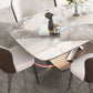 Nordic 1/4/5/7 Pieces Dining Sintered Stone Dining Table Set with Metal Legs Clearhalo 'Dining Room Sets' 'Dining Tables & Seating' 'dining_room_set' 'furn' 'furn_dining_room_set' 'Furniture' 'furniture_dining_room_set' 'Kitchen & Dining Furniture' 4900301