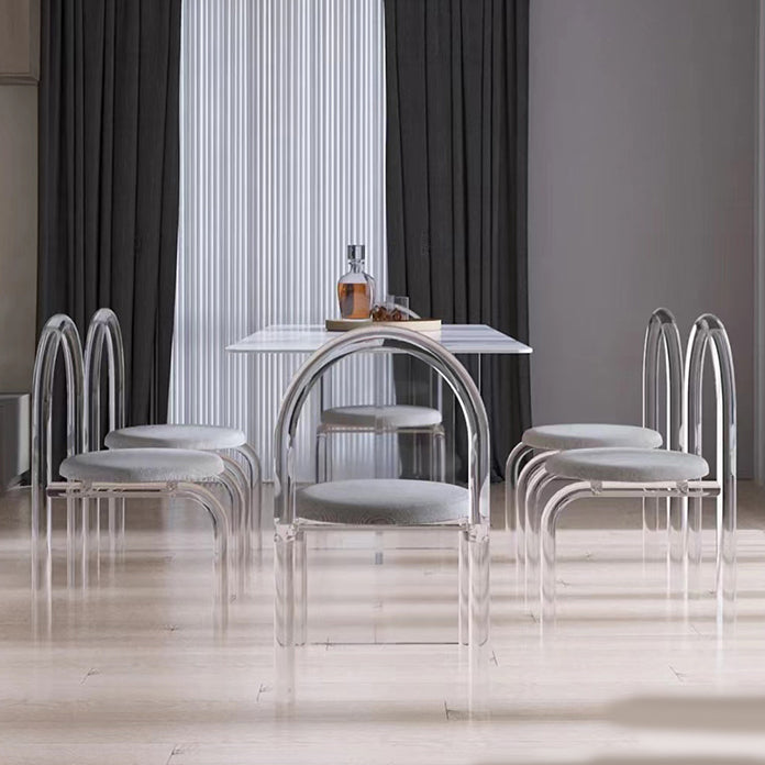 Modern 1/7 Pieces Dining Set Rectangle Stone Dining Table for Dining Room Clearhalo 'Dining Room Sets' 'Dining Tables & Seating' 'dining_room_set' 'furn' 'furn_dining_room_set' 'Furniture' 'furniture_dining_room_set' 'Kitchen & Dining Furniture' 4900339