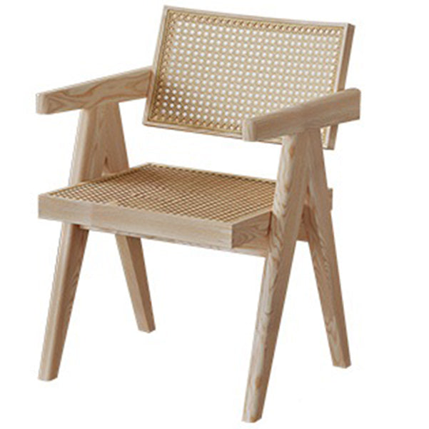 Modern 1/5 Pieces Dining Set Rectangle Pine Wood Dining Table for Dining Room 1 Wood Chair Clearhalo 'Dining Room Sets' 'Dining Tables & Seating' 'dining_room_set' 'furn' 'furn_dining_room_set' 'Furniture' 'furniture_dining_room_set' 'Kitchen & Dining Furniture' 4900372