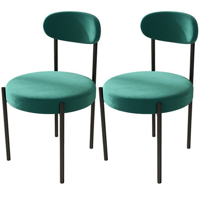 Designer Style 1/2/4/5/6/7 Pieces Dinette Set Rectangle Dining Table Set 2 Green Chairs Clearhalo 'Dining Room Sets' 'Dining Tables & Seating' 'dining_room_set' 'furn' 'furn_dining_room_set' 'Furniture' 'furniture_dining_room_set' 'Kitchen & Dining Furniture' 4900407