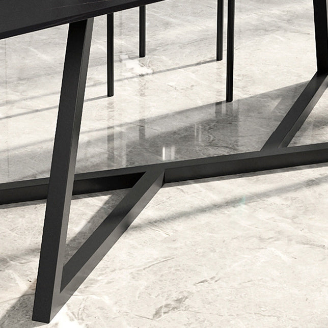 Designer Style 1/2/4/5/6/7 Pieces Dinette Set Rectangle Dining Table Set Clearhalo 'Dining Room Sets' 'Dining Tables & Seating' 'dining_room_set' 'furn' 'furn_dining_room_set' 'Furniture' 'furniture_dining_room_set' 'Kitchen & Dining Furniture' 4900413