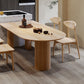 Free Form Pine Solid Wood Dining Table Simplicity 3 Legs Table for Dining Room Clearhalo 'Dining Tables & Seating' 'Dining Tables' 'dining_table' 'furn' 'furn_dining_table' 'Furniture' 'furniture_dining_table' 'Kitchen & Dining Furniture' 'kitchen' 'kitchen_dining_table' 4900449