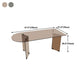 Glass Modern Free Form Indoor Table Clear Glass Top Table for Kitchen and Dining Room Clearhalo 'Dining Tables & Seating' 'Dining Tables' 'dining_table' 'furn' 'furn_dining_table' 'Furniture' 'furniture_dining_table' 'Kitchen & Dining Furniture' 'kitchen' 'kitchen_dining_table' 4900467