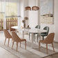 Simplicity Style Oval Double Furniture Stone Dining Table for Dining Room Clearhalo 'Dining Tables & Seating' 'Dining Tables' 'dining_table' 'furn' 'furn_dining_table' 'Furniture' 'furniture_dining_table' 'Kitchen & Dining Furniture' 'kitchen' 'kitchen_dining_table' 4900472