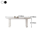 Simplicity Style Oval Double Furniture Stone Dining Table for Dining Room Clearhalo 'Dining Tables & Seating' 'Dining Tables' 'dining_table' 'furn' 'furn_dining_table' 'Furniture' 'furniture_dining_table' 'Kitchen & Dining Furniture' 'kitchen' 'kitchen_dining_table' 4900482