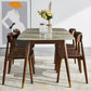 Solid Wood Contemporary Rectangular Dining Table Sintered Stone Top Table with Wood Legs Clearhalo 'Dining Tables & Seating' 'Dining Tables' 'dining_table' 'furn' 'furn_dining_table' 'Furniture' 'furniture_dining_table' 'Kitchen & Dining Furniture' 'kitchen' 'kitchen_dining_table' 4900488