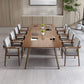 Pine Wood Top Dining Table Traditional Luxury Rectangle Table with 4 Legs 126"L x 39.4"W x 29.5"H Without Chairs Clearhalo 'Dining Tables & Seating' 'Dining Tables' 'dining_table' 'furn' 'furn_dining_table' 'Furniture' 'furniture_dining_table' 'Kitchen & Dining Furniture' 'kitchen' 'kitchen_dining_table' 4900522