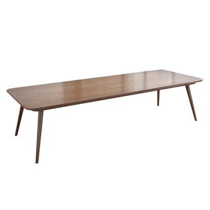 Pine Wood Top Dining Table Traditional Luxury Rectangle Table with 4 Legs Without Chairs Clearhalo 'Dining Tables & Seating' 'Dining Tables' 'dining_table' 'furn' 'furn_dining_table' 'Furniture' 'furniture_dining_table' 'Kitchen & Dining Furniture' 'kitchen' 'kitchen_dining_table' 4900524