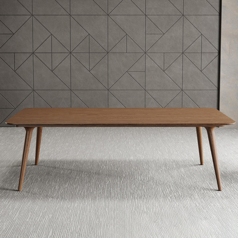 Pine Wood Top Dining Table Traditional Luxury Rectangle Table with 4 Legs Clearhalo 'Dining Tables & Seating' 'Dining Tables' 'dining_table' 'furn' 'furn_dining_table' 'Furniture' 'furniture_dining_table' 'Kitchen & Dining Furniture' 'kitchen' 'kitchen_dining_table' 4900528