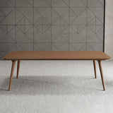 Pine Wood Top Dining Table Traditional Luxury Rectangle Table with 4 Legs Clearhalo 'Dining Tables & Seating' 'Dining Tables' 'dining_table' 'furn' 'furn_dining_table' 'Furniture' 'furniture_dining_table' 'Kitchen & Dining Furniture' 'kitchen' 'kitchen_dining_table' 4900528