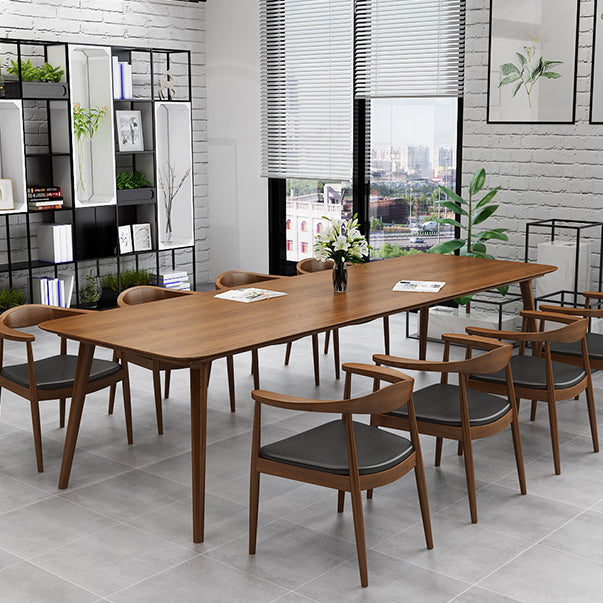 Pine Wood Top Dining Table Traditional Luxury Rectangle Table with 4 Legs Clearhalo 'Dining Tables & Seating' 'Dining Tables' 'dining_table' 'furn' 'furn_dining_table' 'Furniture' 'furniture_dining_table' 'Kitchen & Dining Furniture' 'kitchen' 'kitchen_dining_table' 4900529