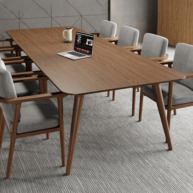 Pine Wood Top Dining Table Traditional Luxury Rectangle Table with 4 Legs Clearhalo 'Dining Tables & Seating' 'Dining Tables' 'dining_table' 'furn' 'furn_dining_table' 'Furniture' 'furniture_dining_table' 'Kitchen & Dining Furniture' 'kitchen' 'kitchen_dining_table' 4900534