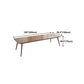Pine Wood Top Dining Table Traditional Luxury Rectangle Table with 4 Legs Clearhalo 'Dining Tables & Seating' 'Dining Tables' 'dining_table' 'furn' 'furn_dining_table' 'Furniture' 'furniture_dining_table' 'Kitchen & Dining Furniture' 'kitchen' 'kitchen_dining_table' 4900545