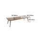 Pine Wood Top Dining Table Traditional Luxury Rectangle Table with 4 Legs Clearhalo 'Dining Tables & Seating' 'Dining Tables' 'dining_table' 'furn' 'furn_dining_table' 'Furniture' 'furniture_dining_table' 'Kitchen & Dining Furniture' 'kitchen' 'kitchen_dining_table' 4900546