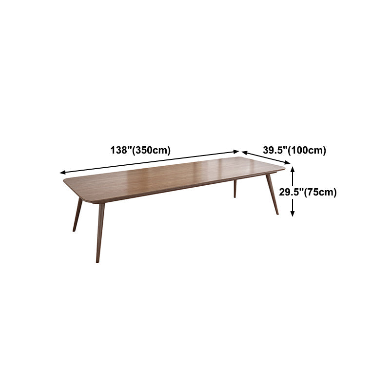 Pine Wood Top Dining Table Traditional Luxury Rectangle Table with 4 Legs Clearhalo 'Dining Tables & Seating' 'Dining Tables' 'dining_table' 'furn' 'furn_dining_table' 'Furniture' 'furniture_dining_table' 'Kitchen & Dining Furniture' 'kitchen' 'kitchen_dining_table' 4900546