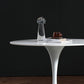 Stone Top Dining Table Modern Round Dining Table with Pedestal Base Clearhalo 'Dining Tables & Seating' 'Dining Tables' 'dining_table' 'furn' 'furn_dining_table' 'Furniture' 'furniture_dining_table' 'Kitchen & Dining Furniture' 'kitchen' 'kitchen_dining_table' 4900571