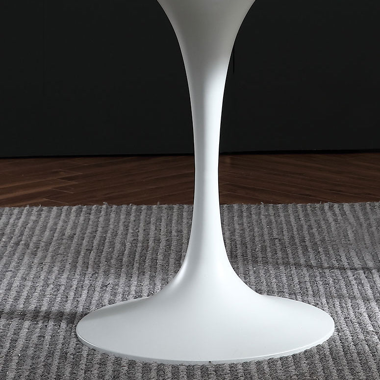 Stone Top Dining Table Modern Round Dining Table with Pedestal Base Clearhalo 'Dining Tables & Seating' 'Dining Tables' 'dining_table' 'furn' 'furn_dining_table' 'Furniture' 'furniture_dining_table' 'Kitchen & Dining Furniture' 'kitchen' 'kitchen_dining_table' 4900573