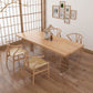 Pine Wood Top Dining Table Traditional Luxury Solid Wood Table with Sled Base 70.9"L x 27.6"W x 29.5"H Without Chairs Clearhalo 'Dining Tables & Seating' 'Dining Tables' 'dining_table' 'furn' 'furn_dining_table' 'Furniture' 'furniture_dining_table' 'Kitchen & Dining Furniture' 'kitchen' 'kitchen_dining_table' 4900604