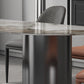 Sintered Stone Dining Table Traditional Luxury Double Pedestal Table for Kitchen Clearhalo 'Dining Tables & Seating' 'Dining Tables' 'dining_table' 'furn' 'furn_dining_table' 'Furniture' 'furniture_dining_table' 'Kitchen & Dining Furniture' 'kitchen' 'kitchen_dining_table' 4900645