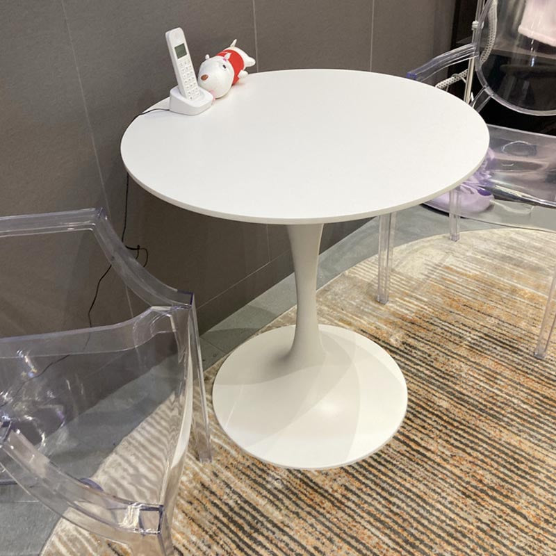 Stone Top Dining Table Modern Round Table with Pedestal Base Clearhalo 'Dining Tables & Seating' 'Dining Tables' 'dining_table' 'furn' 'furn_dining_table' 'Furniture' 'furniture_dining_table' 'Kitchen & Dining Furniture' 'kitchen' 'kitchen_dining_table' 4900664