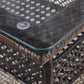 Rattan Contemporary Rectangular Dining Table Glass Top Table for Dining Room Clearhalo 'Dining Tables & Seating' 'Dining Tables' 'dining_table' 'furn' 'furn_dining_table' 'Furniture' 'furniture_dining_table' 'Kitchen & Dining Furniture' 'kitchen' 'kitchen_dining_table' 4900678