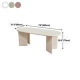 Contemporary Artificial Wood Top Oval Dinette Table Simple Dining Table for Living Room Clearhalo 'Dining Tables & Seating' 'Dining Tables' 'dining_table' 'furn' 'furn_dining_table' 'Furniture' 'furniture_dining_table' 'Kitchen & Dining Furniture' 'kitchen' 'kitchen_dining_table' 4900735