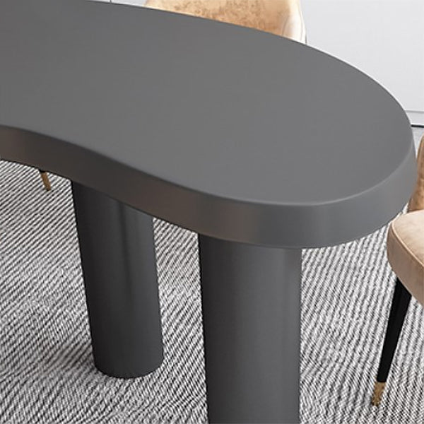 Nordic Solid Wood Table for Restaurant Unique Shape Table with 4 Legs Clearhalo 'Dining Tables & Seating' 'Dining Tables' 'dining_table' 'furn' 'furn_dining_table' 'Furniture' 'furniture_dining_table' 'Kitchen & Dining Furniture' 'kitchen' 'kitchen_dining_table' 4900760