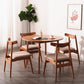 Restaurant Dining Room Simple Style Dinette Table Wood Top Dining Table Cherry Wood 39.4"L x 39.4"W x 29.5"H Without Chairs Clearhalo 'Dining Tables & Seating' 'Dining Tables' 'dining_table' 'furn' 'furn_dining_table' 'Furniture' 'furniture_dining_table' 'Kitchen & Dining Furniture' 'kitchen' 'kitchen_dining_table' 4900777