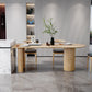 Modern Ash Wood Table for Restaurant Oval Table with 3 Wood Legs Natural 70.9"L x 31.5"W x 29.5"H Without Chairs Clearhalo 'Dining Tables & Seating' 'Dining Tables' 'dining_table' 'furn' 'furn_dining_table' 'Furniture' 'furniture_dining_table' 'Kitchen & Dining Furniture' 'kitchen' 'kitchen_dining_table' 4900794