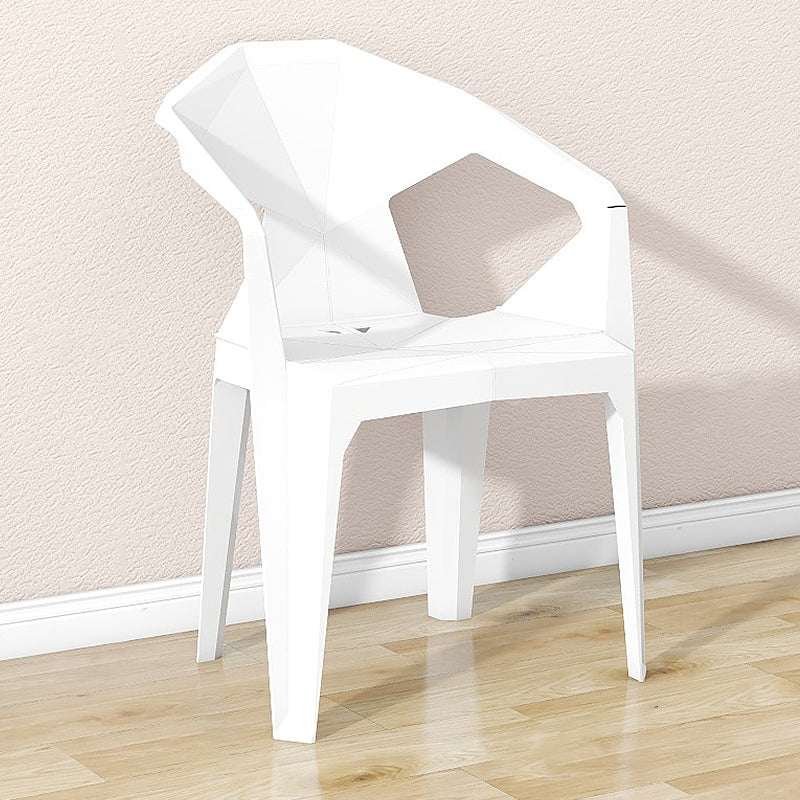 Modern Style Chairs Dining Arm Chairs for Kitchen with Plastic Legs Clearhalo 'Dining Chairs' 'Dining Tables & Seating' 'dining_chair' 'furn' 'furn_dining_chair' 'Furniture' 'furniture_dining_chair' 'Kitchen & Dining Furniture' 4900830