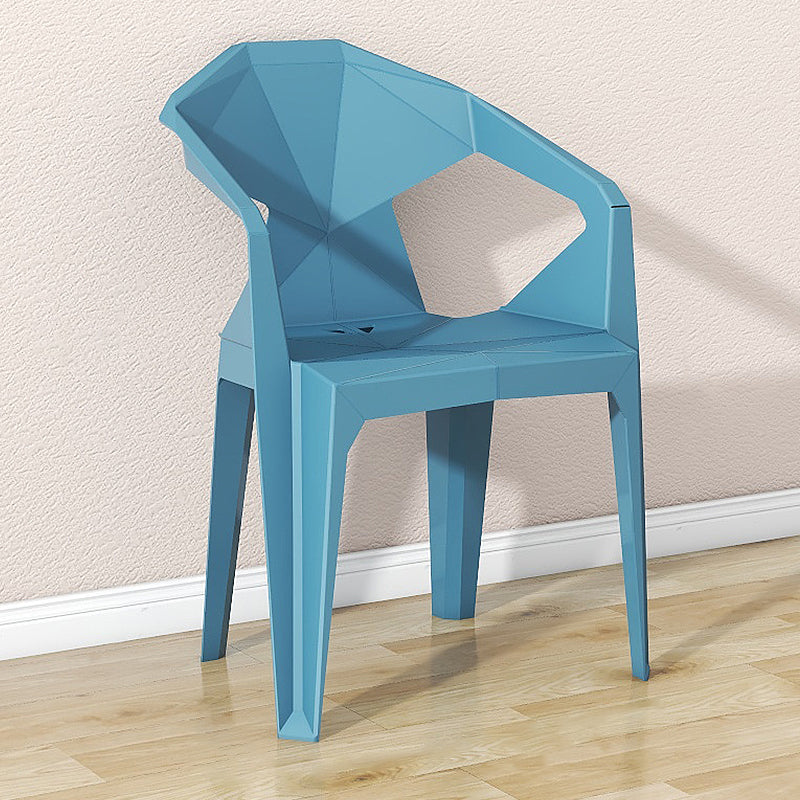 Modern Style Chairs Dining Arm Chairs for Kitchen with Plastic Legs Clearhalo 'Dining Chairs' 'Dining Tables & Seating' 'dining_chair' 'furn' 'furn_dining_chair' 'Furniture' 'furniture_dining_chair' 'Kitchen & Dining Furniture' 4900834