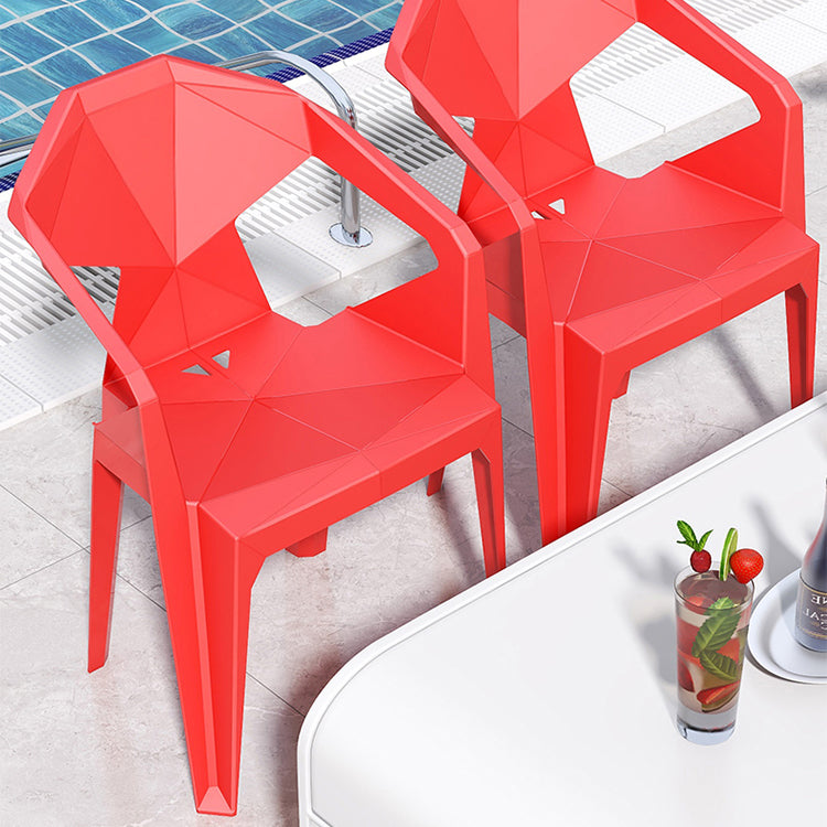Modern Style Chairs Dining Arm Chairs for Kitchen with Plastic Legs Clearhalo 'Dining Chairs' 'Dining Tables & Seating' 'dining_chair' 'furn' 'furn_dining_chair' 'Furniture' 'furniture_dining_chair' 'Kitchen & Dining Furniture' 4900848