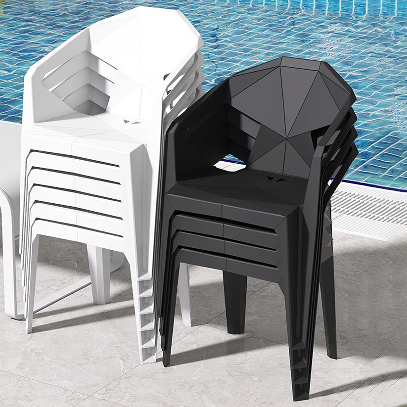 Modern Style Chairs Dining Arm Chairs for Kitchen with Plastic Legs Clearhalo 'Dining Chairs' 'Dining Tables & Seating' 'dining_chair' 'furn' 'furn_dining_chair' 'Furniture' 'furniture_dining_chair' 'Kitchen & Dining Furniture' 4900849